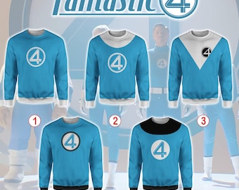 Fantastic Four 2025 Hoodie, The Fantastic Four First Steps MCU Reed Richards Cosplay, Fantastic Four Movie Costumes