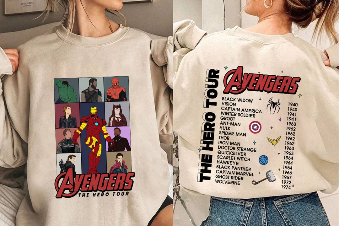 F4NT4STIC MARVEL AVENGERS LOGO - PREMIUM SUPERHELDEN IRON MAN CAPTAIN AMER - Sweat à Capuche - White/blanc