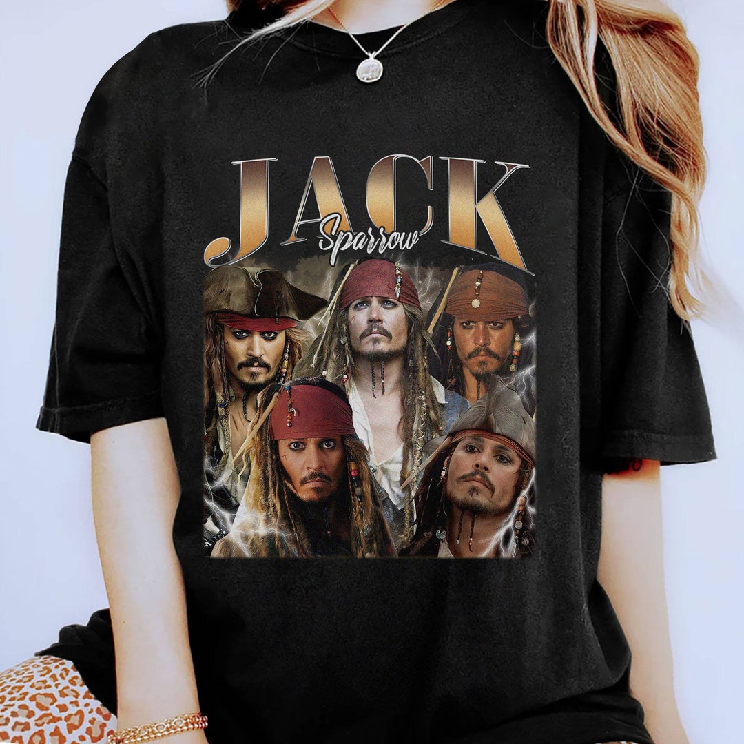 Pirates of The Caribbean ジャック・スパロウ Tシャツ Amazon.com: Pirates of the Caribbean - Jack Sparrow T-Shirt