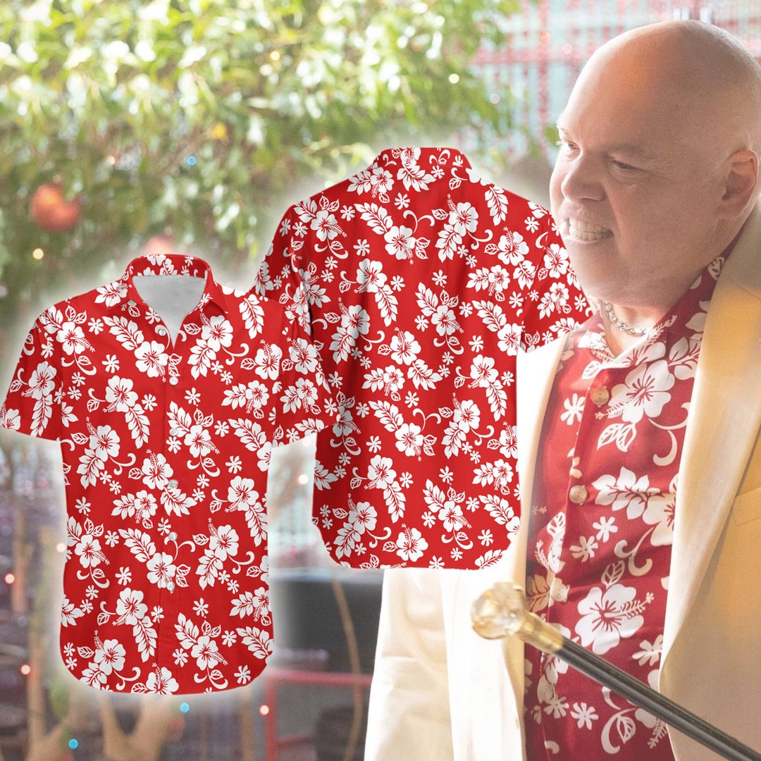 The Kingpin Hawaiian Shirt Kingpin Wilson Fisk Hawaiian Etsy