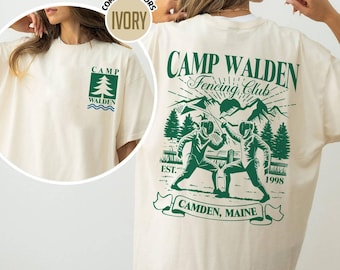 Comfort Colors The Parent Trap Camp Walden Fencing Club Shirt, The Parent Trap,Hallie Annie Parker Birthday Gift, Camp Walden Vacation Shirt