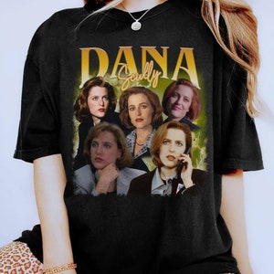 Dana Scully Shirt Vintage Dana Scully Shirt Dana Scully Bootleg Shirt The X-Files Shirt X Files Movie Shirt