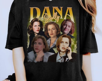 Dana Scully Shirt Vintage Dana Scully Shirt Dana Scully Bootleg Shirt The X-Files Shirt X Files Movie Shirt