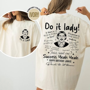 Comfort Colors Do It Lady Chit Tour Shirt, 2side Retro Comedy, Funny Meme Shirt, Vintage Style Parody Fan Lovers, Chit Do It Lady Meme Shirt