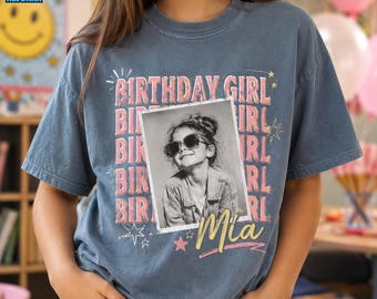 Custom Face Birthday Shirt, Personalized Photo Party Tee, Funny Group Birthday Shirts, Custom Photo Face Shirt, 30th Birthday T-Shirt