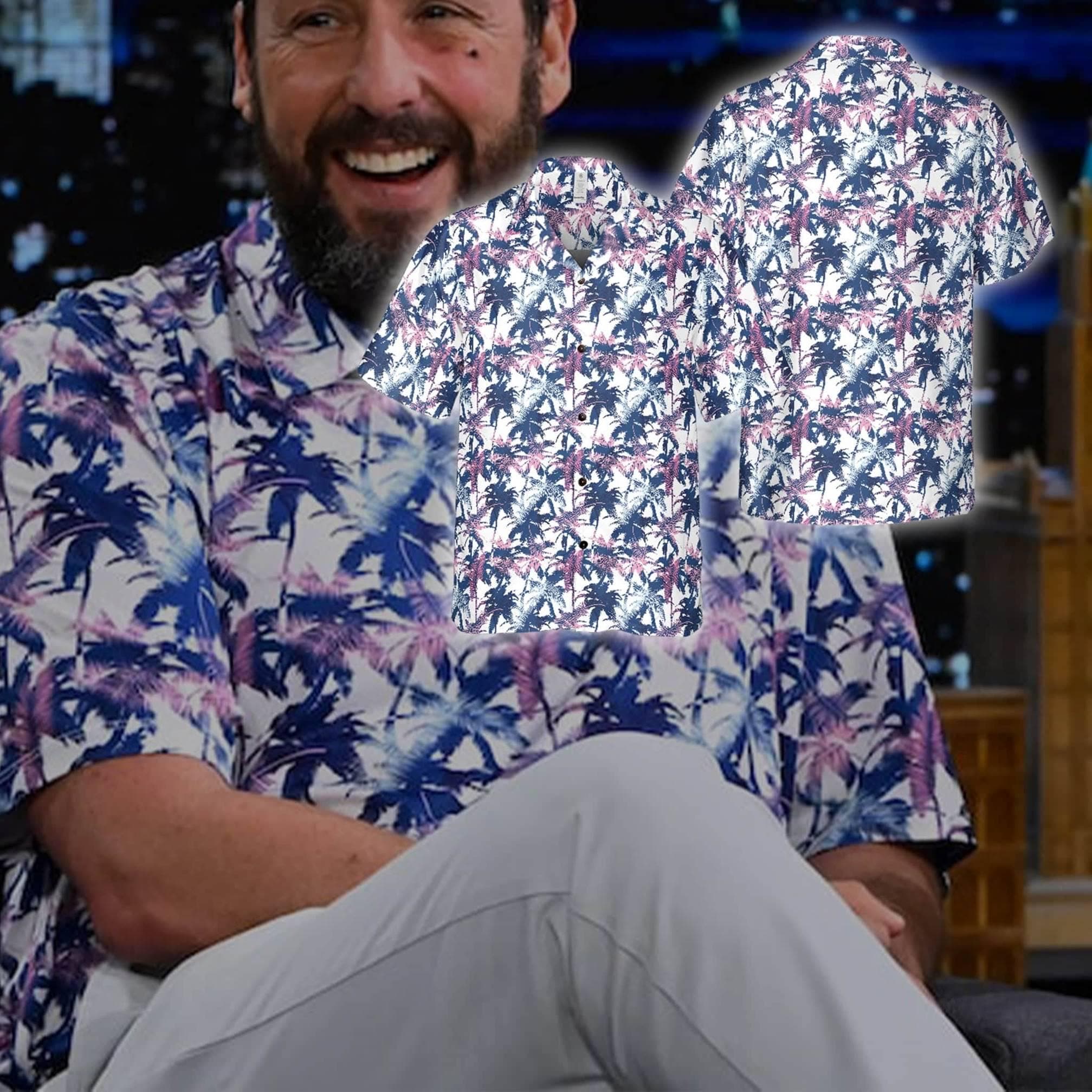 Discover Adam Sandler Palm Tree Hawaiian Shirt, Adam Sandler Tropical Hawaiian