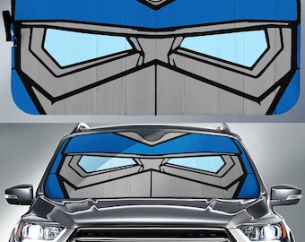 Transformers Optimus Prime Car Sunshade, Optimus Prime Car Windshield, Autobot Car Accessories, Transformers Car Decor