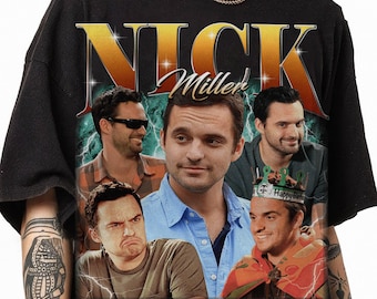 Nick Miller New Girl Homage Shirt, Nick Miller Vintage Tshirt, Nick Miller Retro Fan Tees, Nick Miller Retro 90s Sweater