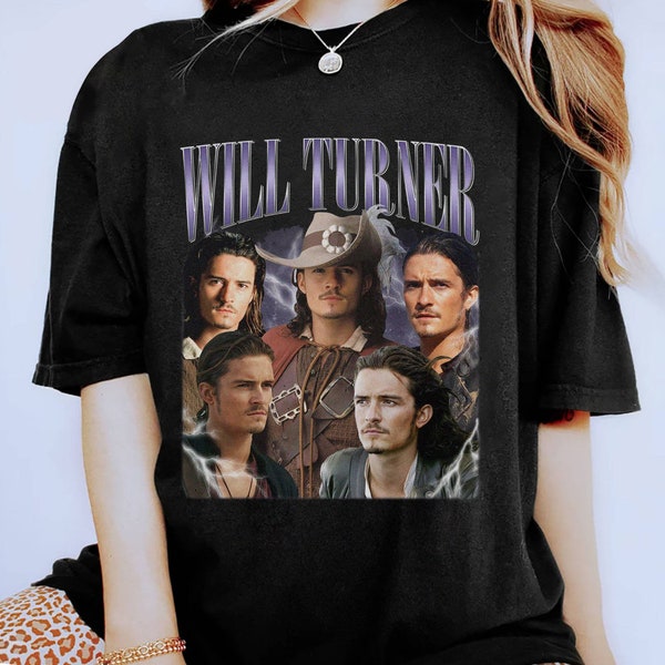 Will Turner Shirt | Vintage Will Turner Shirt | Will Turner Homage Shirt | Pirates of the Caribbean Shirt