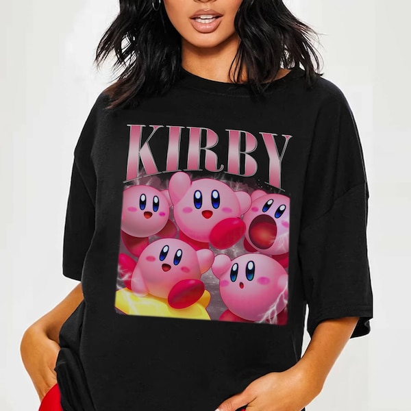 Kirby Shirt / Vintage Kirby Shirt / Kirby Homage Shirt / Kirby Video Game Shirt / Funny Kirby Cute Shirt