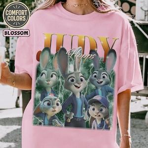 Camiseta de Judy Hopps de Zootopia en Disneyland, Zootopia 2 2025, Viaje familiar a Disneyland 2025, Camiseta de Nick Wilde y Judy Hopps imagen 2