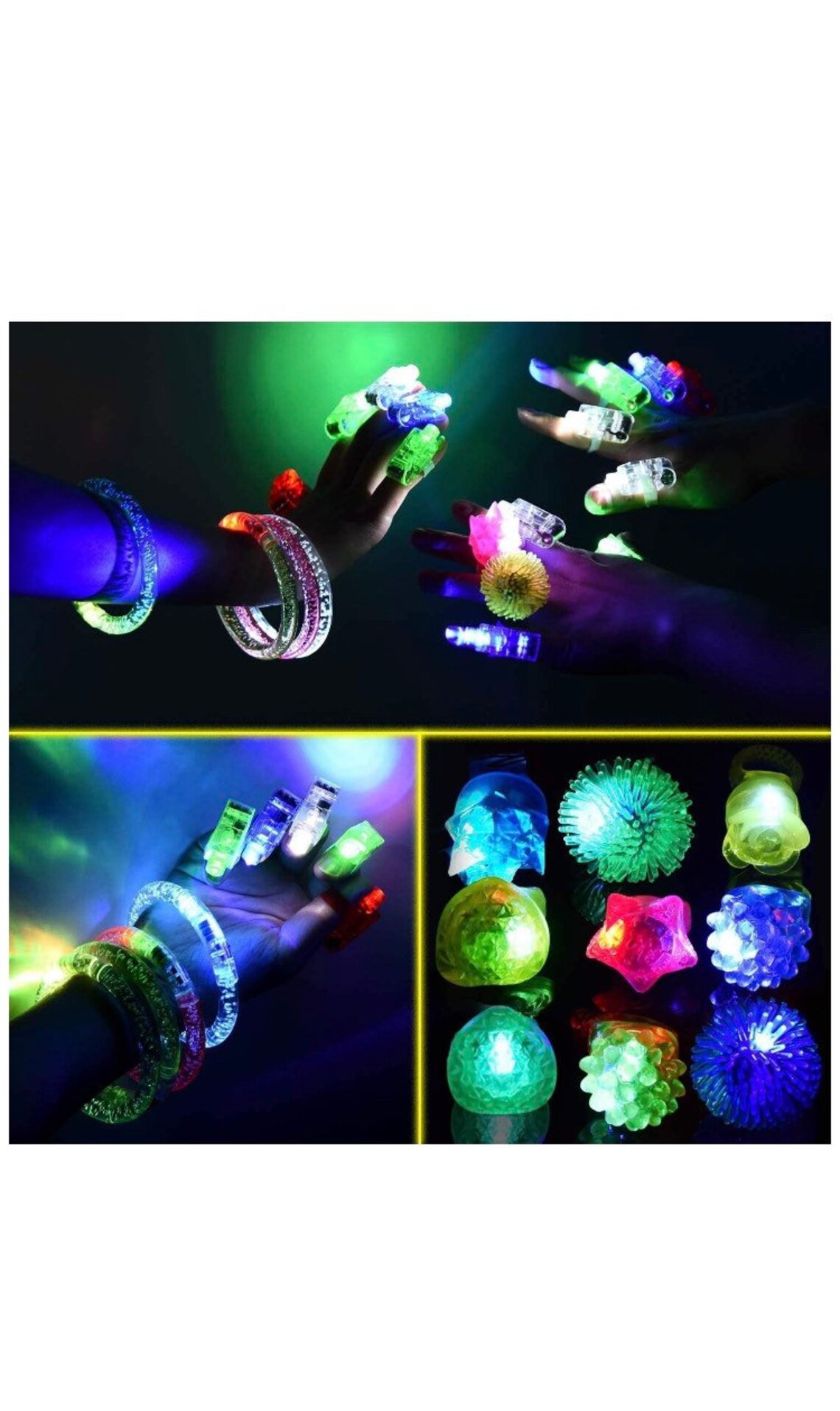 70Pcs Led Light Up Toys Party favorece el brillo en los Etsy