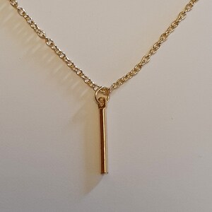 Black velvet Gold chain Necklace with Gold Chain Bar Pendant, Beautiful Necklace, Anniversary Gift, Girl Friend Gift, Mothers Day gift