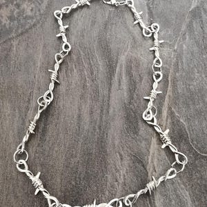 Barbed Wire Necklace