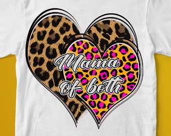 Mama of Both Sublimation Designs Graphic