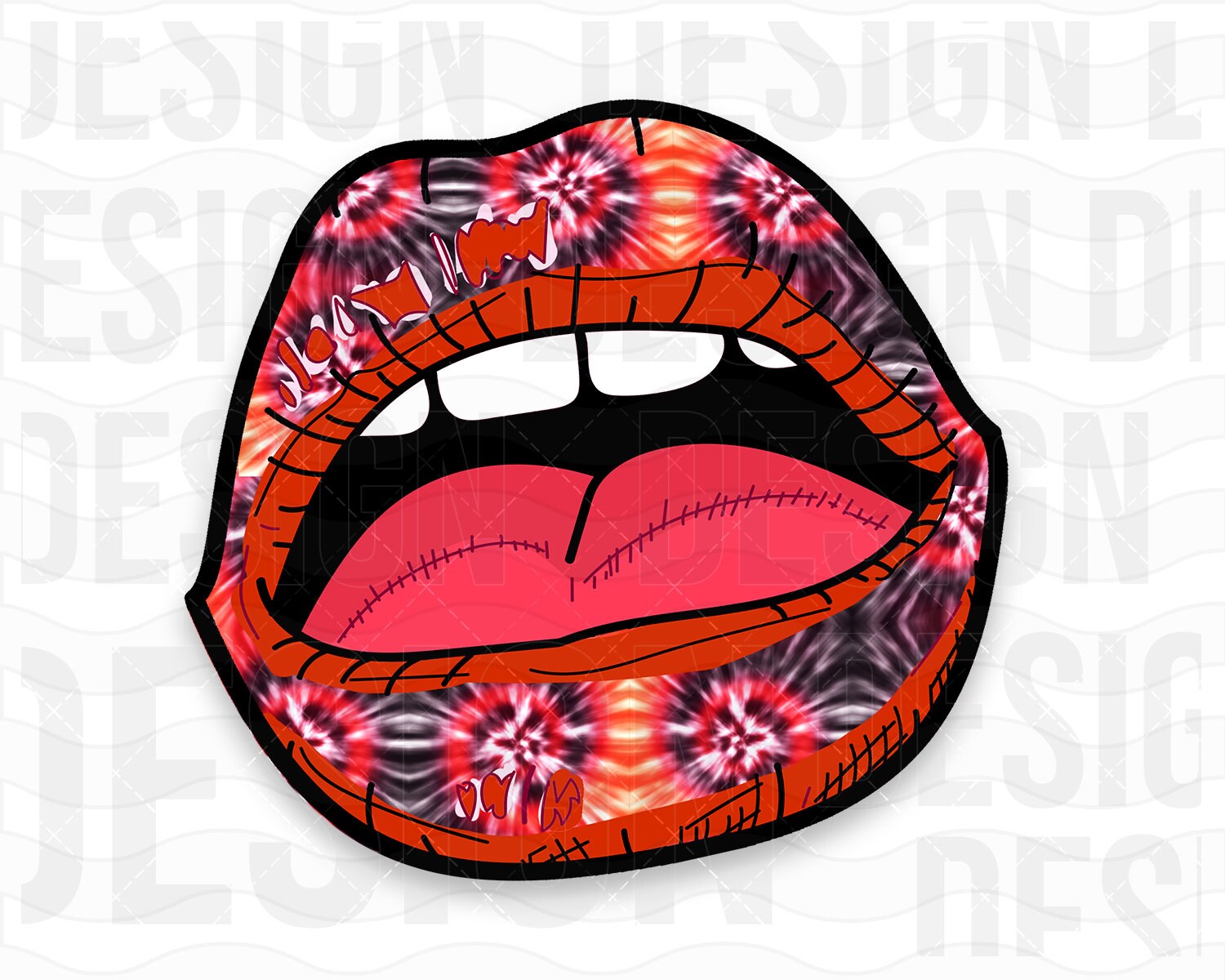Lips Clipart Sublimation Designs Graphic - Etsy