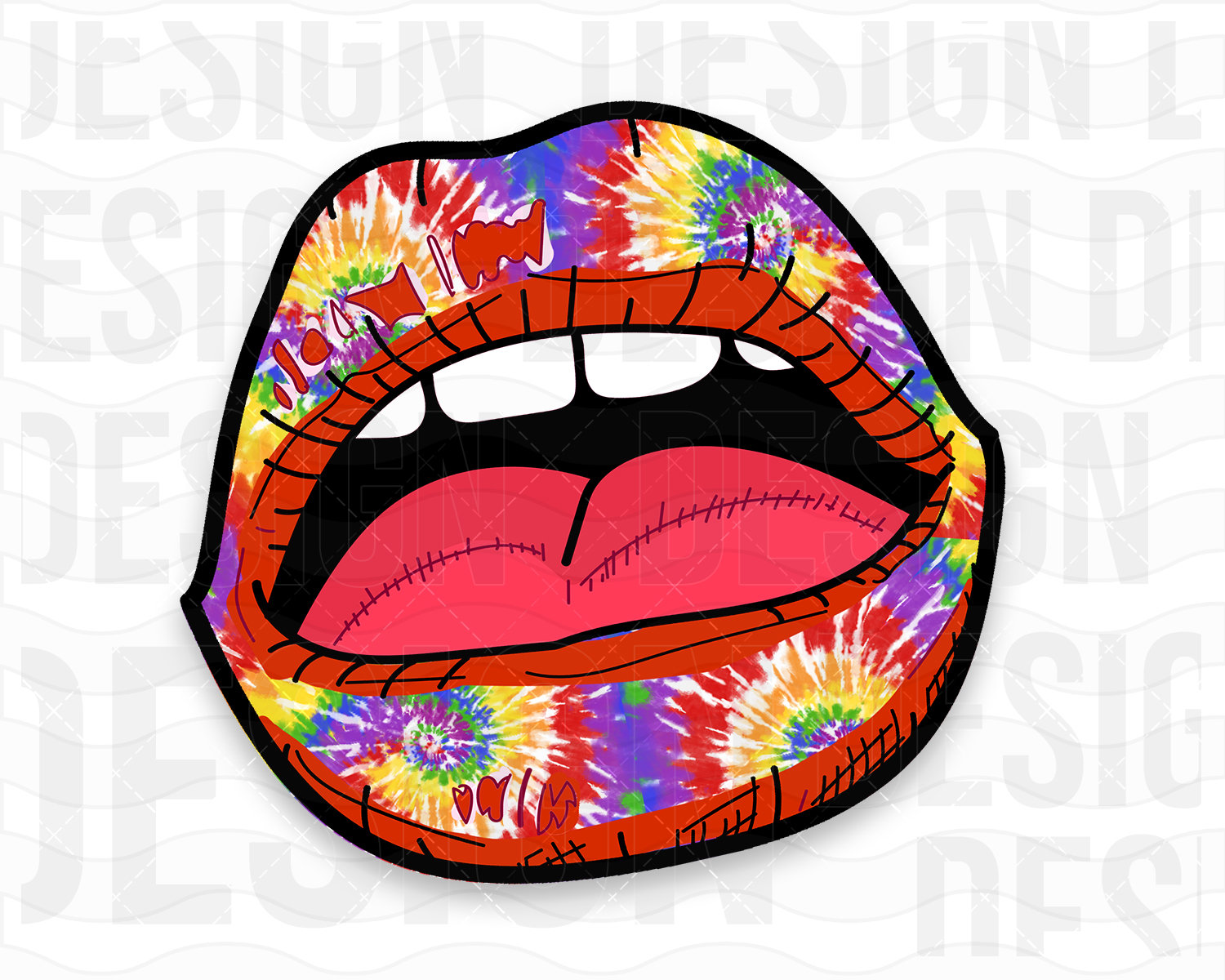 Lips Clipart Sublimation Designs Graphic - Etsy