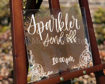 Hand Lettered Acrylic Sign for Weddings and Events 11x14inch - Etsy