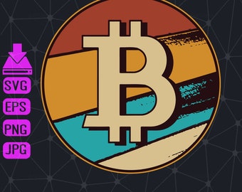 Bitcoin Logo Svg Etsy
