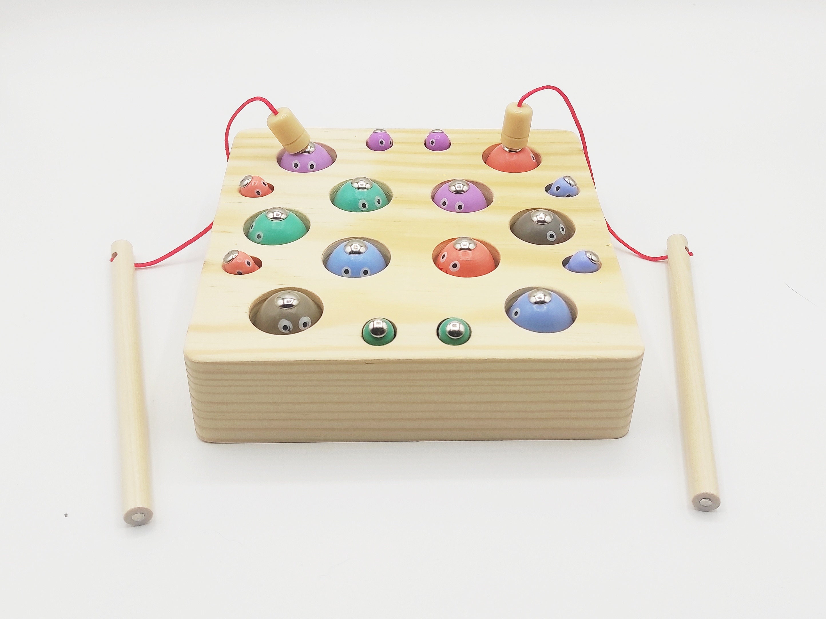 Montessori Magnetic Fishing Game and Fine Motor Skills Learning