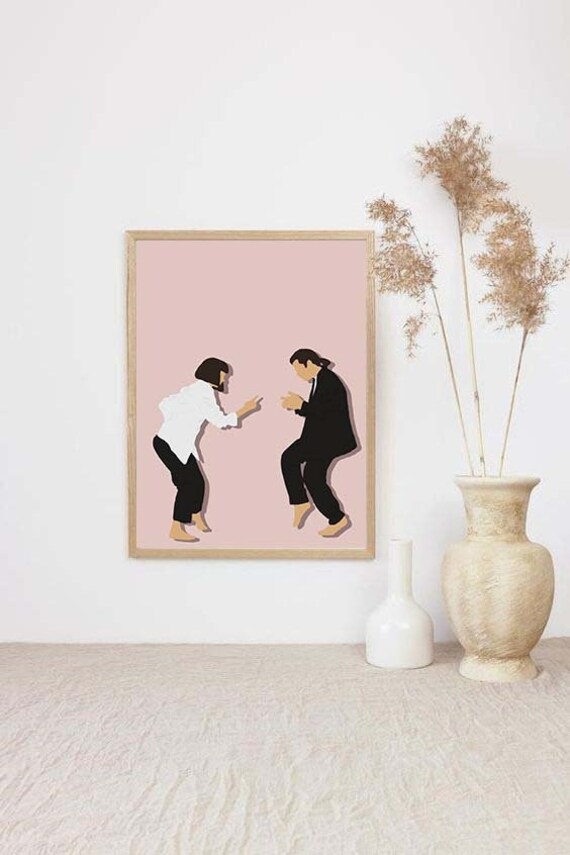 Affiche L Print A5 - A4 A3 Pulp Fiction