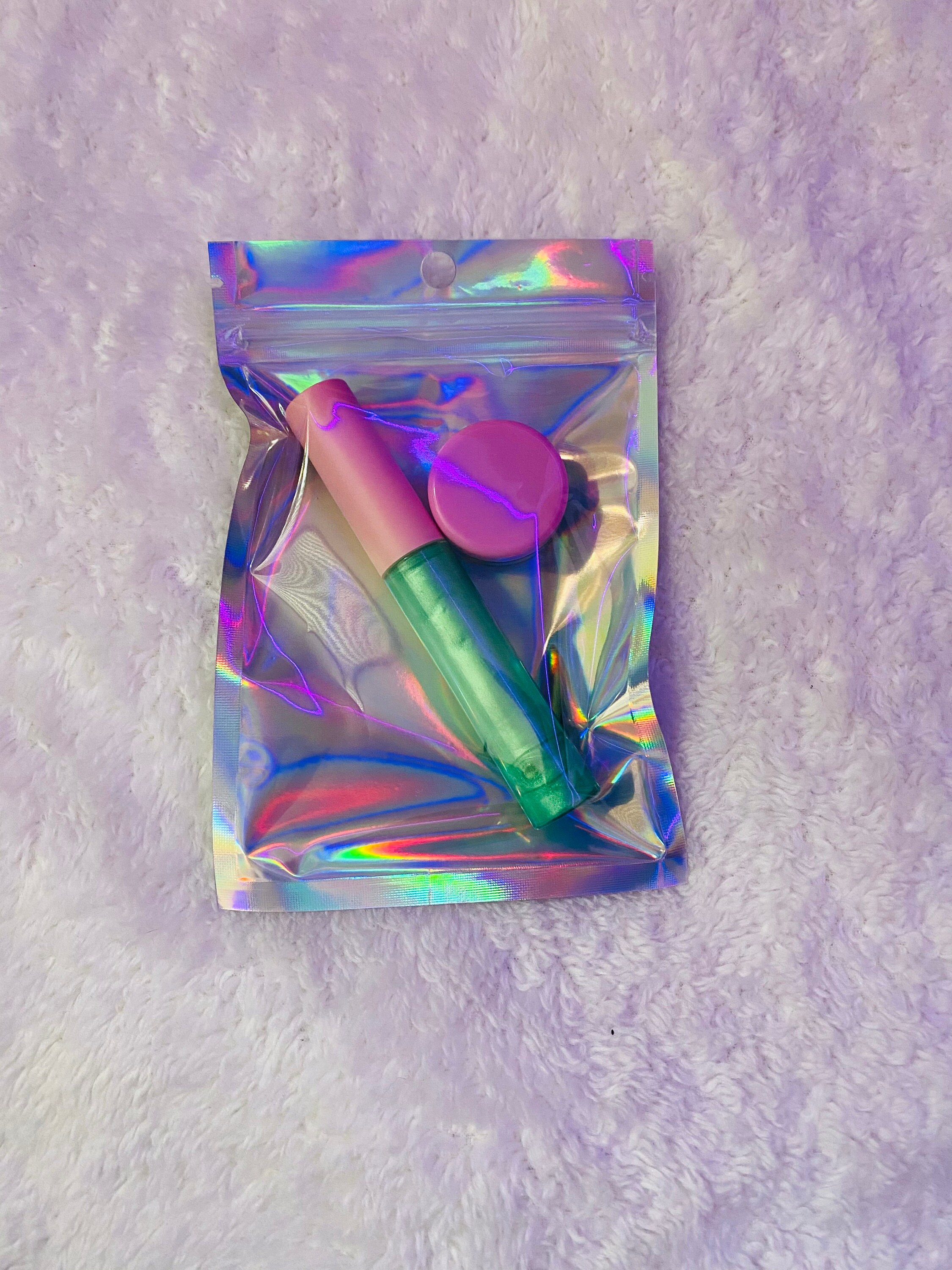 Green apple lip gloss set Etsy