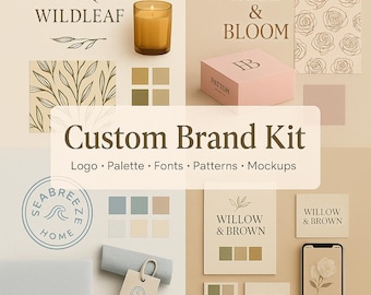 Aangepast merkkit | Logo, kleurenpalet, lettertypen en stijlgids