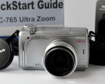 Vintage digital compact camera Olympus Camedia C-765 with 4.2 Mega pixels