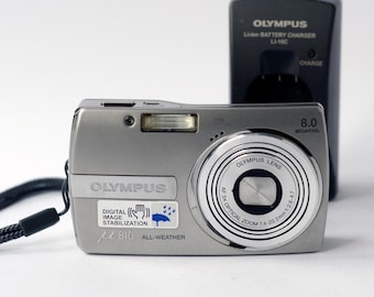 Y2K Digital Camera Olympus FE-330 Zoom Lens Vintage Olympus Camera