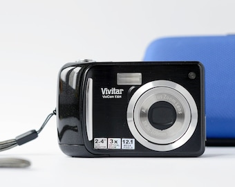 Vintage digital compact point and shoot camera Vivitar ViviCam T324 with 12.1 Mega pixels