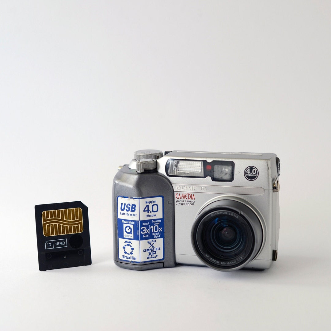 Vintage Digital Compact Camera Olympus Camedia C4000 Zoom With 4.0 Mega Pixels Etsy