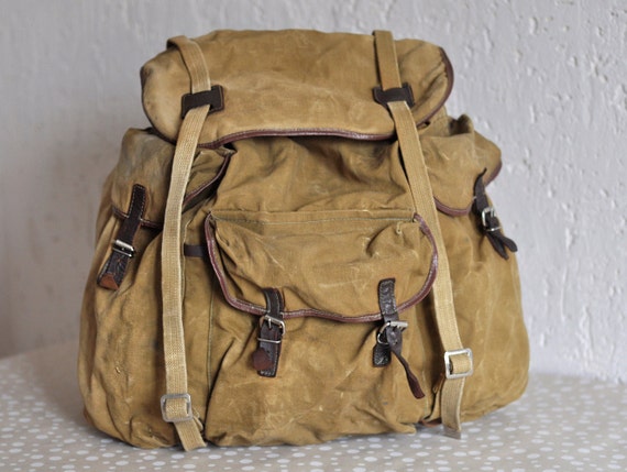 big canvas backpack
