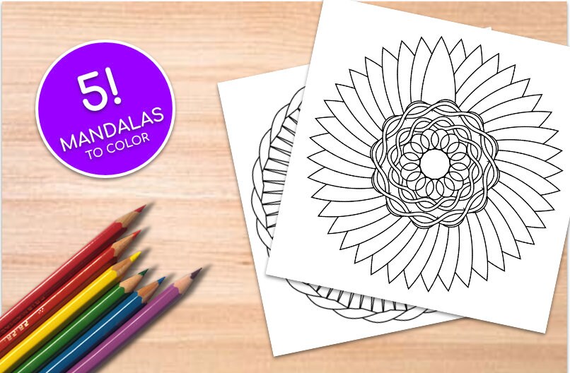 printable adult coloring pages easy coloring book pretty etsy