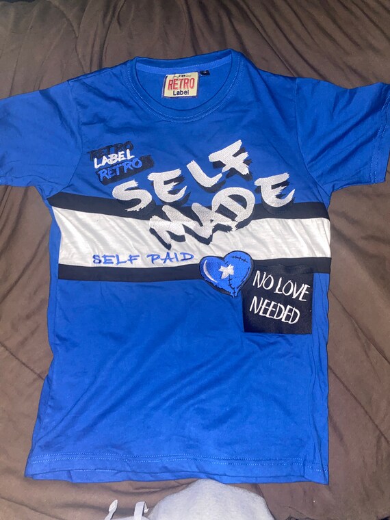 Retro label no love sweatshirt sale