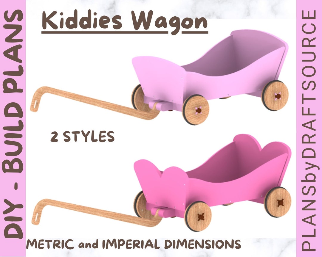 CHILD'S WAGON - DIY Wooden Project Plans - Etsy