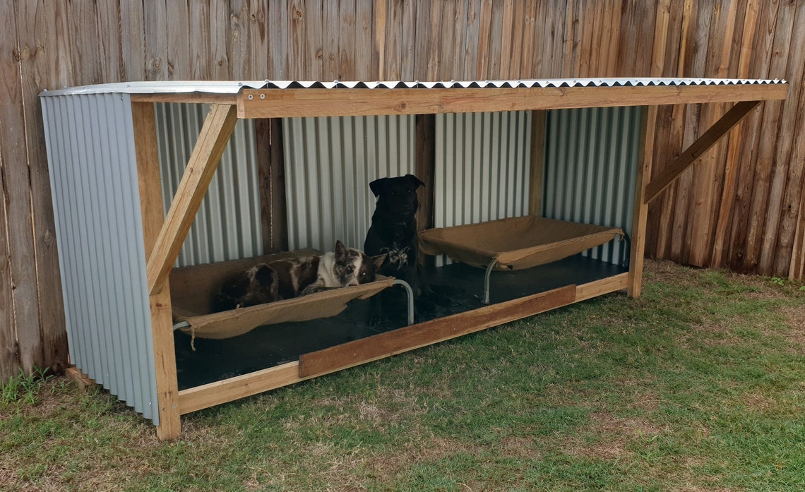 DOUBLE DOG KENNEL Diy Plans Etsy
