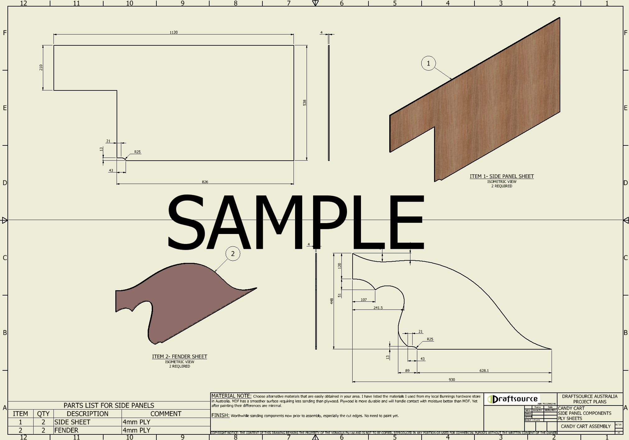 DIY PLANS for Fullsize Wooden Candy Cart Dimensions in Mm Etsy