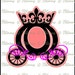 Princess Carriage SVG 3 Layer Birthday Princess Svg - Etsy