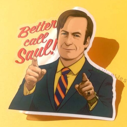 Saul Clear Sticker Vinyl Dishwasher Safe Etsy