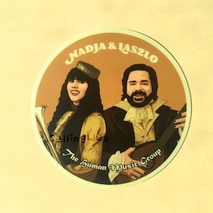 Nadja and Laszlo Sticker |  What We Do in the Shadows | Vinyl | Dishwasher safe