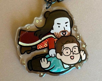Guillermo and Nandor acrylic keychain | What We Do in the Shadows