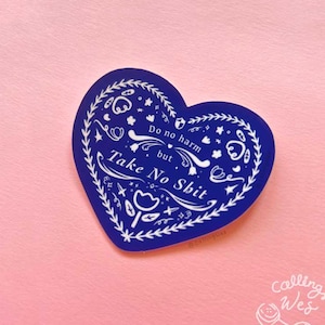 Thorny heart original sticker | Dishwasher safe