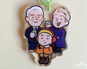 OMITB keychain | Oliver, Charles, and Mabel