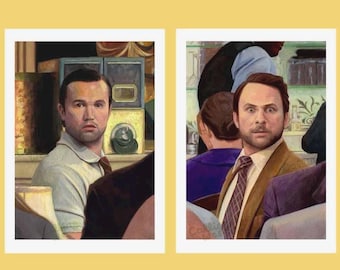 Mac and Charlie mini print | It's Always sunny in Philadelphia