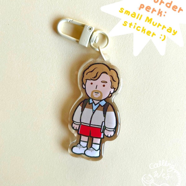 PRE-ORDER Murray acrylic keychain | Flight of the Conchords
