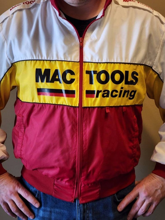 Vintage 1980's MAC TOOLS Racing Jacket