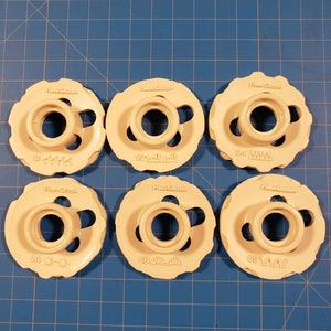 6 Original Vintage Singer  Simanco Sewing Machine Flexi-Stitch Stitch Pattern Cam Disc Attachments