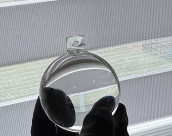 Lote de 4 prismas de lámpara de araña de cristal liso transparente grandes de la República Checa de 60 mm, nuevos y sin usar.