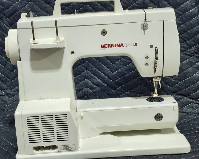 1980's Bernina 802 Sport Sewing Machine TESTED Etsy