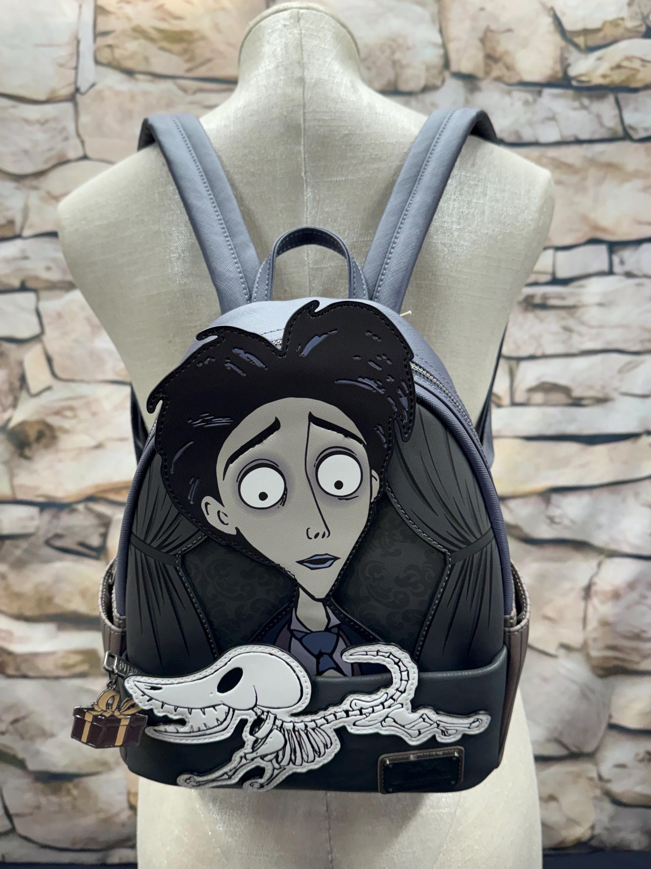 Corpse bride loungefly victor tim burton Halloween mini backpack small purse got Corpse Bride Emily Mini Backpack | Hot Topic main image 4
